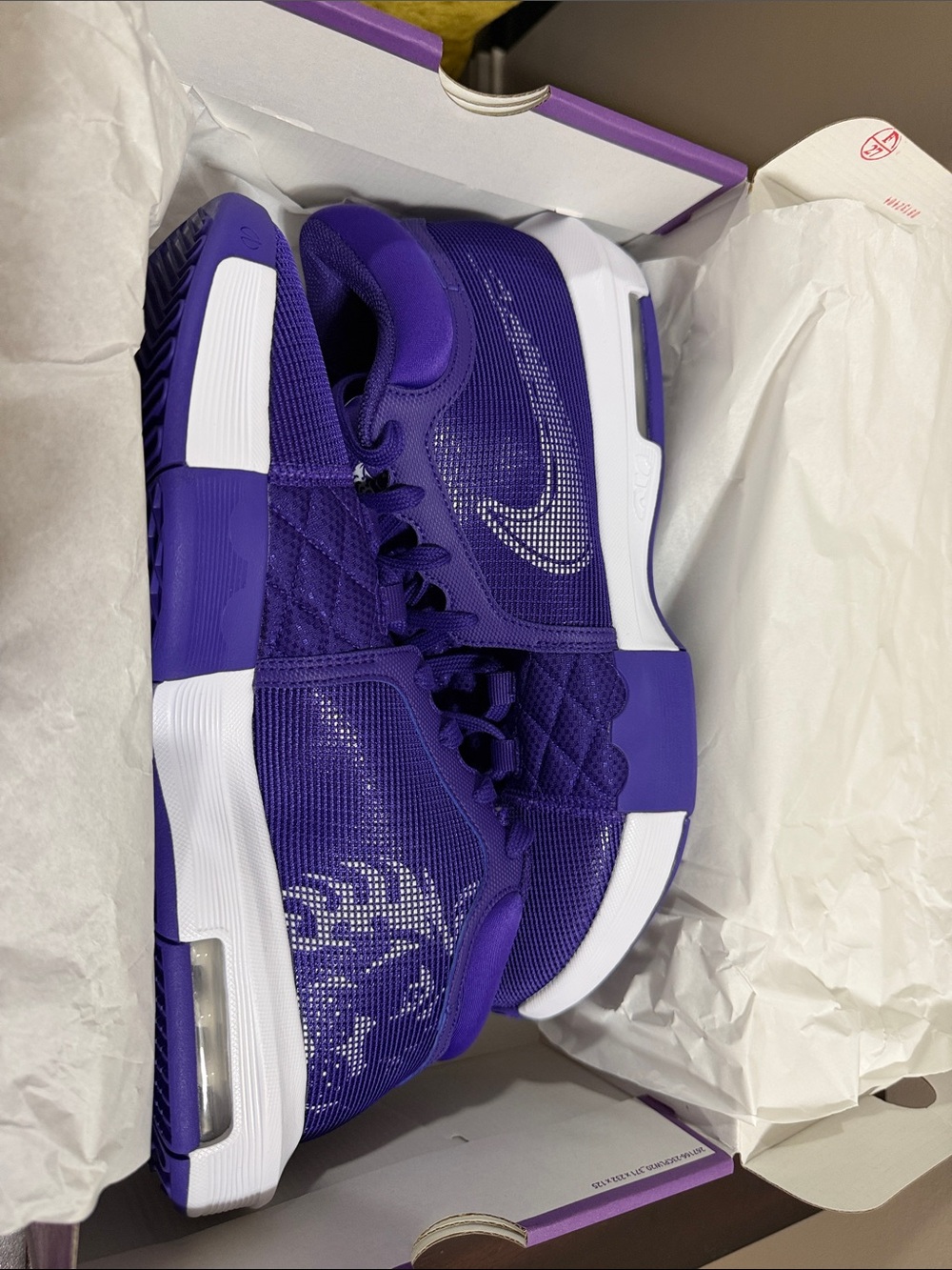 Nike LeBron Witness VIII TB Box - Purple / White